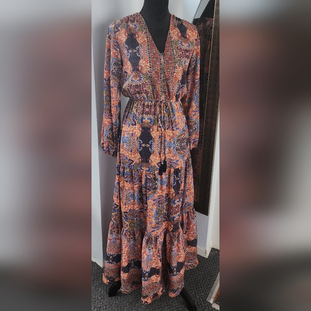Boemo By Anthropology Maxi Dress Size M